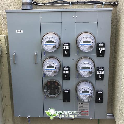 electric meter next to telecommunications box|working space for electric meters.